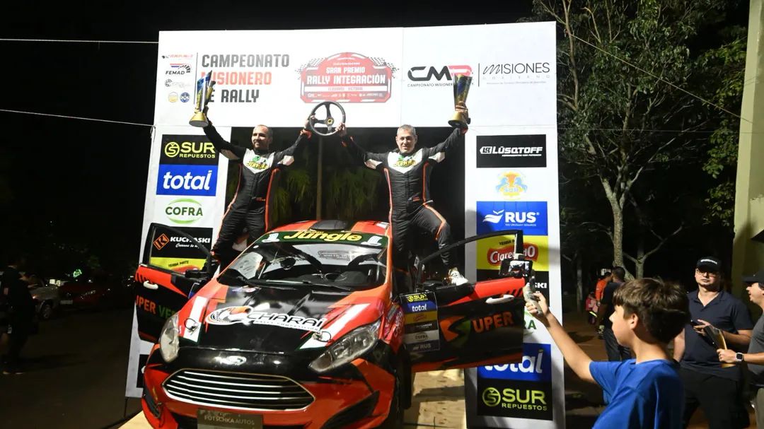 Con una emotiva rampa, comenzó el Rally Integración Eldorado-Colonia Victoria  2